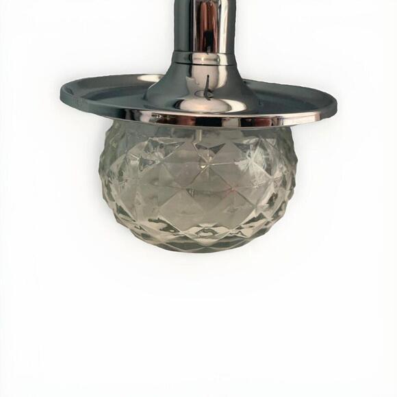 Vintage Liquor Dispenser Glass Chrome MCM Cocktail Bar Park Industries Shots - Picture 7 of 11